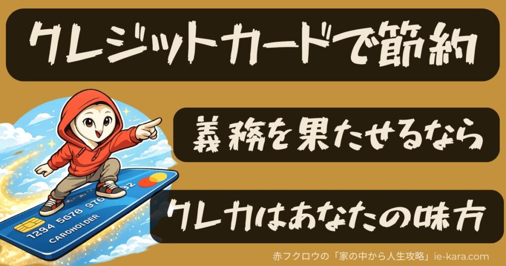 クレジットカードで節約の画像